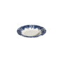 Hermia Emerala Blue Fulya Juego de Cena de 24 Piezas Blanco y Azul